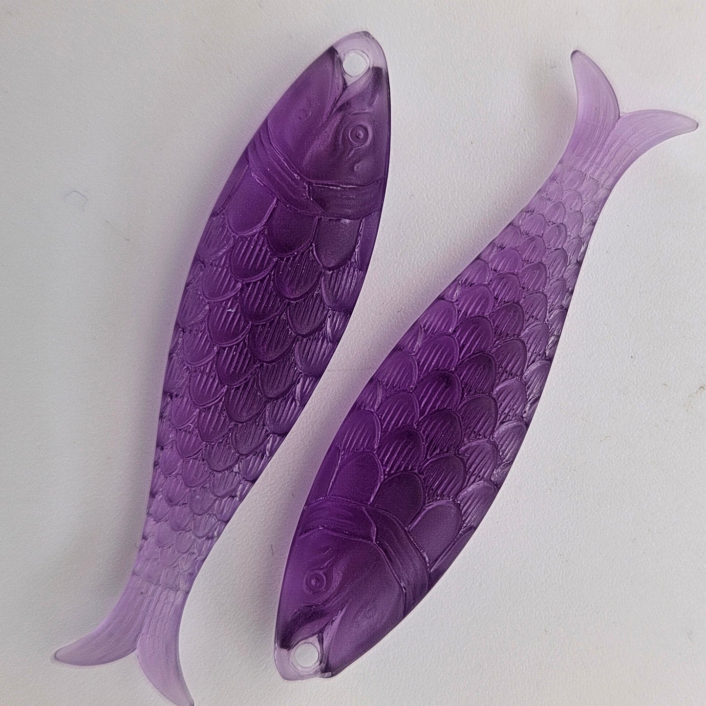 Fish Drop 48mm Mulberry Purple Matte