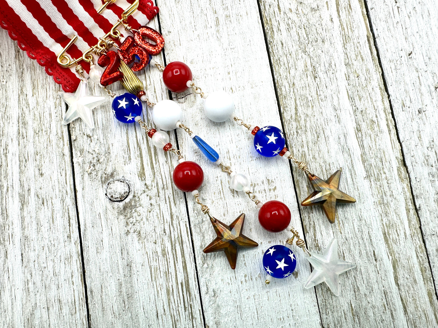 Red, White & Blue - Semiquincentennial Safety Pin Kit