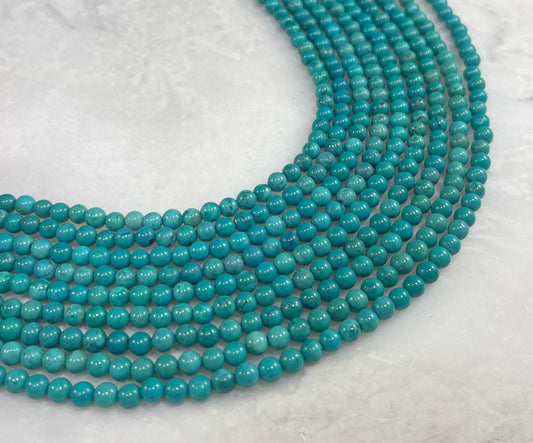 Hubei Turquoise, Round 6mm