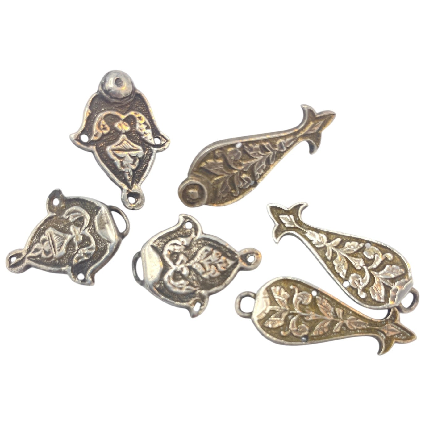 Matched Ethnic Silver Pendants in Two Groups - Rita Okrent Collection (P755)