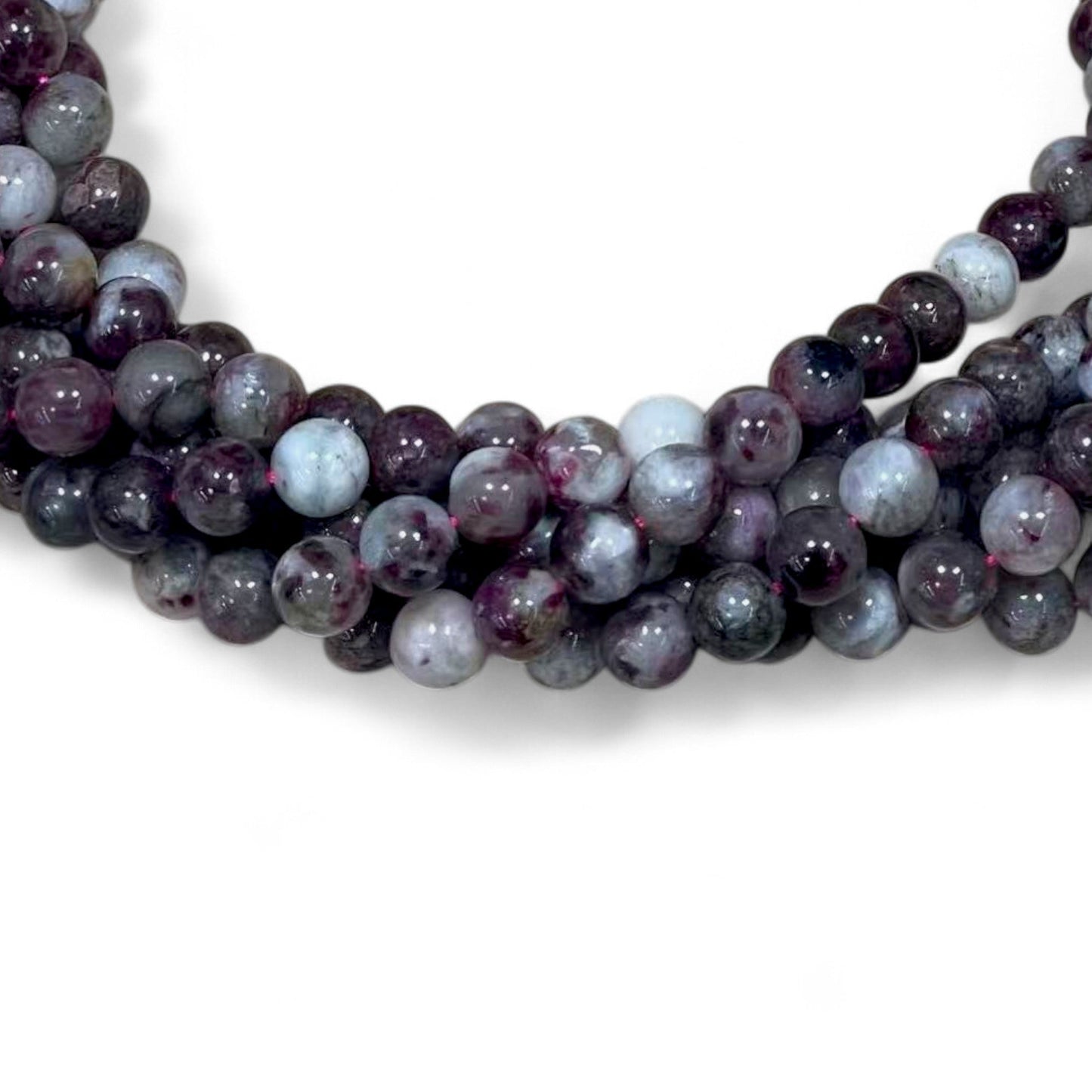 Plum Blossom Tourmaline Round