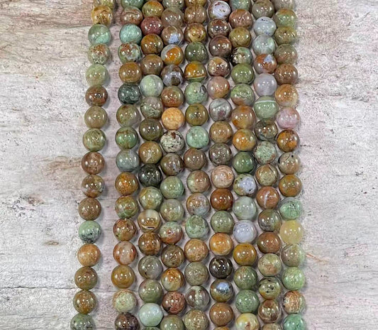 African Green Opal Round