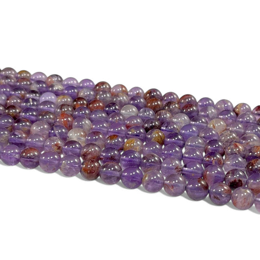 Auralite 23 aka Amethyst w/ Hematite Inclusions Round