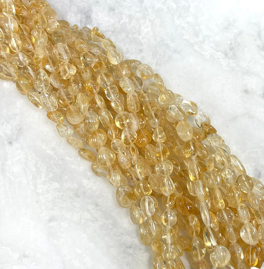 Citrine Nugget Strands