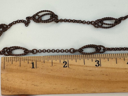 10mm Victorian Chain Antiqued Copper
