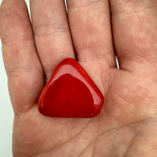 Kazuri Bead Flat Triangle 25mm