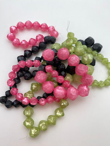 Faceted 6mm Fuchsia