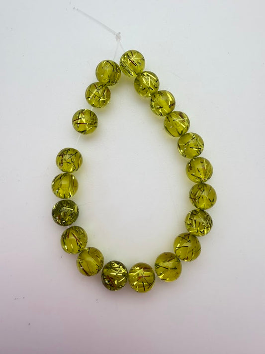 Round 8mm Tinsel Kiwi