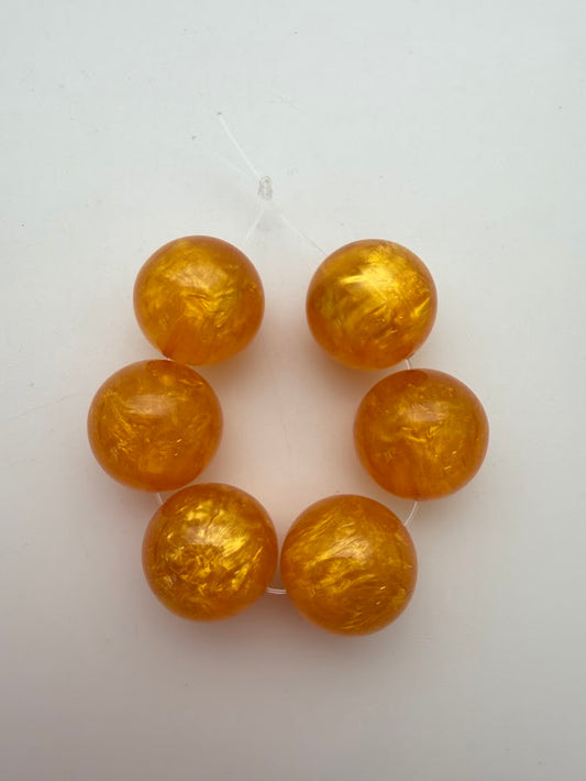 Round 16mm Crystal Glow Honey