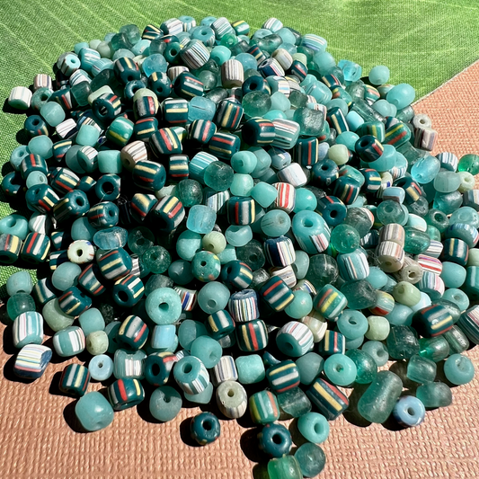 Java Glass - Tantalizing Teal Mix