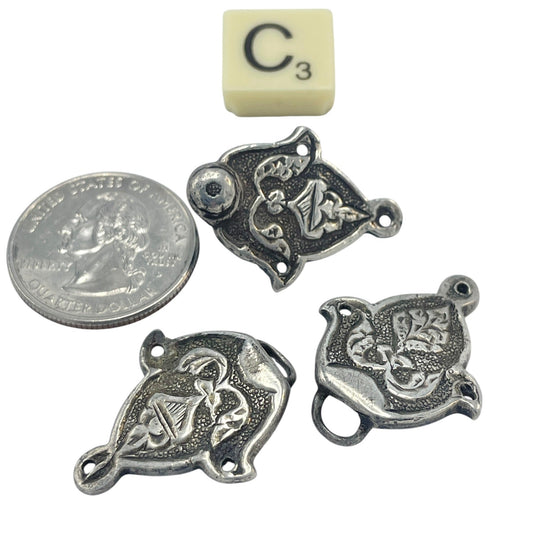 Matched Ethnic Silver Pendants in Two Groups - Rita Okrent Collection (P755)