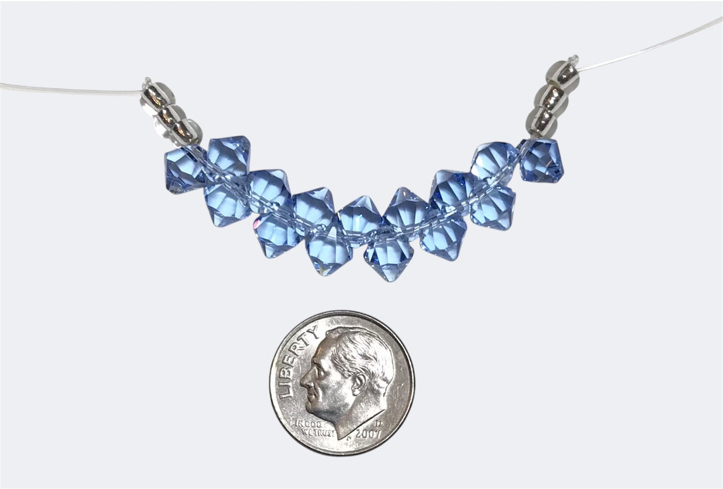 Swarovski Crystal Beads - Article 6301 - 6mm - Light Sapphire