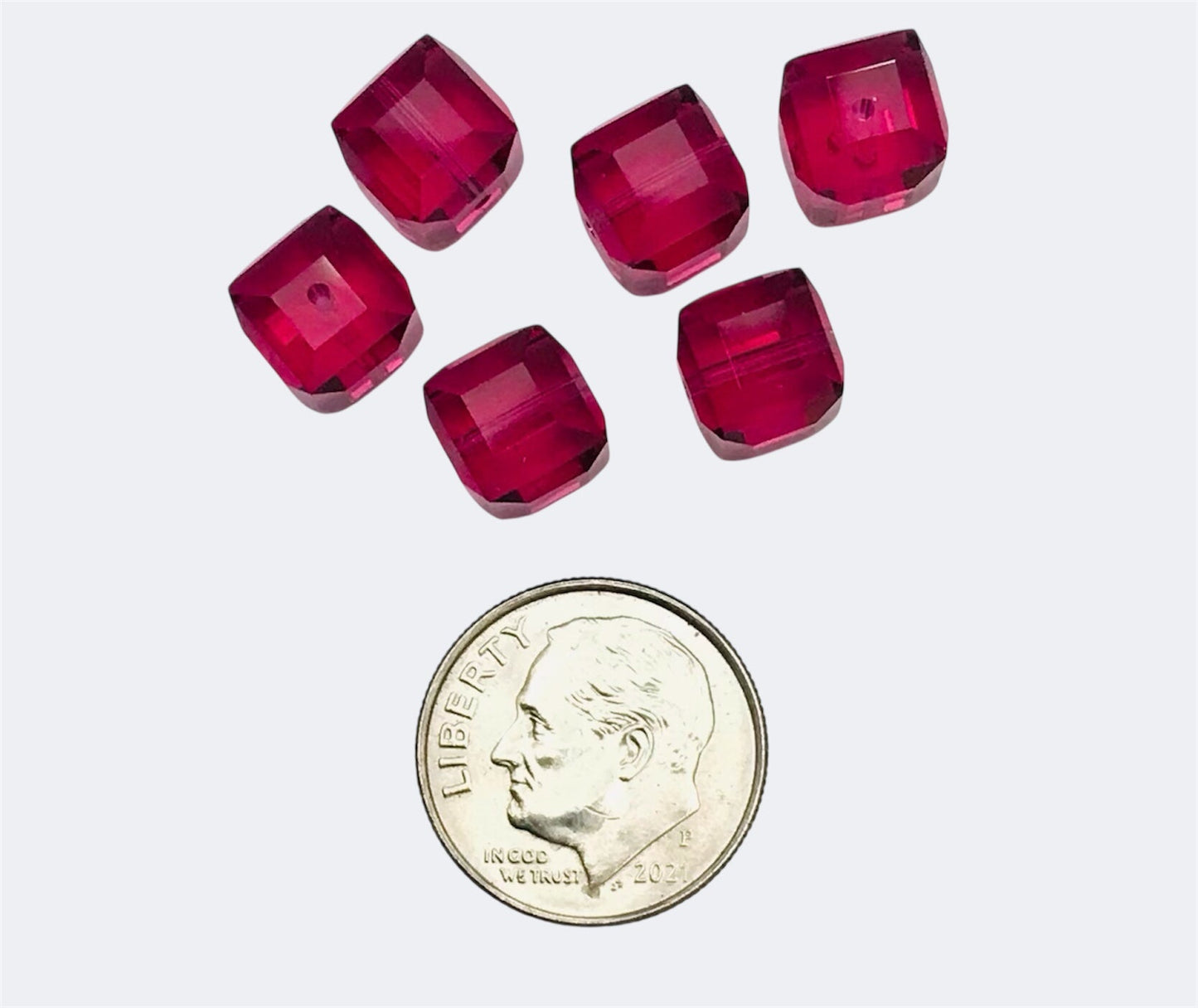 Swarovski Crystal Beads – Article 5601 – 8mm – Fuchsia