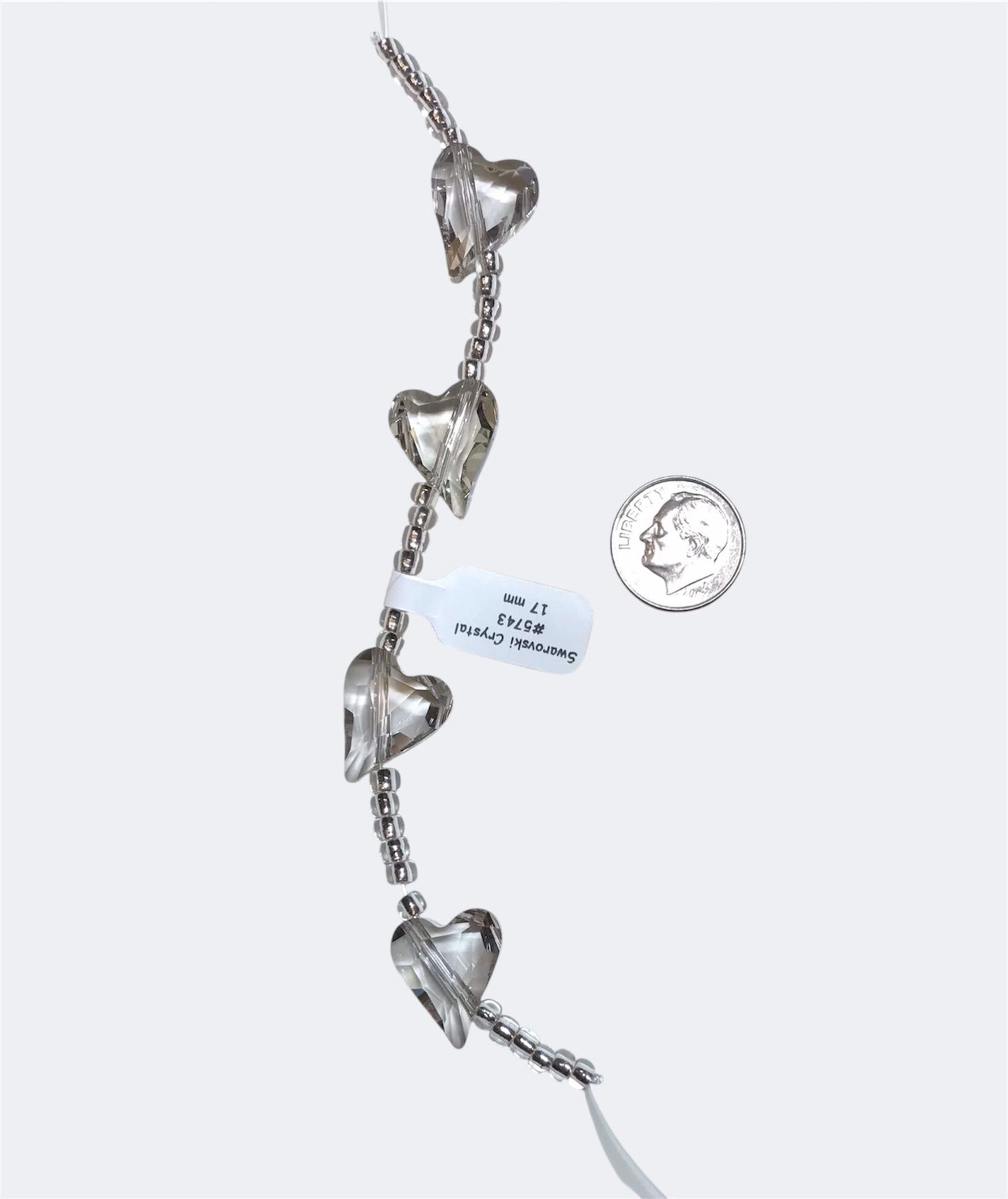 Swarovski Crystal Beads – Article 5743 – 17mm – Crystal Silver Shade