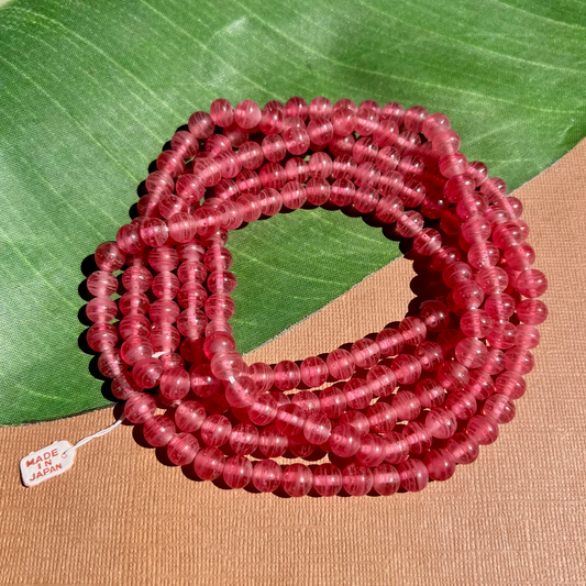 Pink 8mm Beads - 100 Pieces