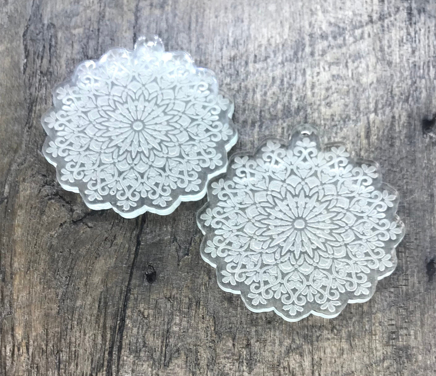 Engraved Jewelry Making Supplies - Earring Acrylic Pair - Blanks - CB&CO