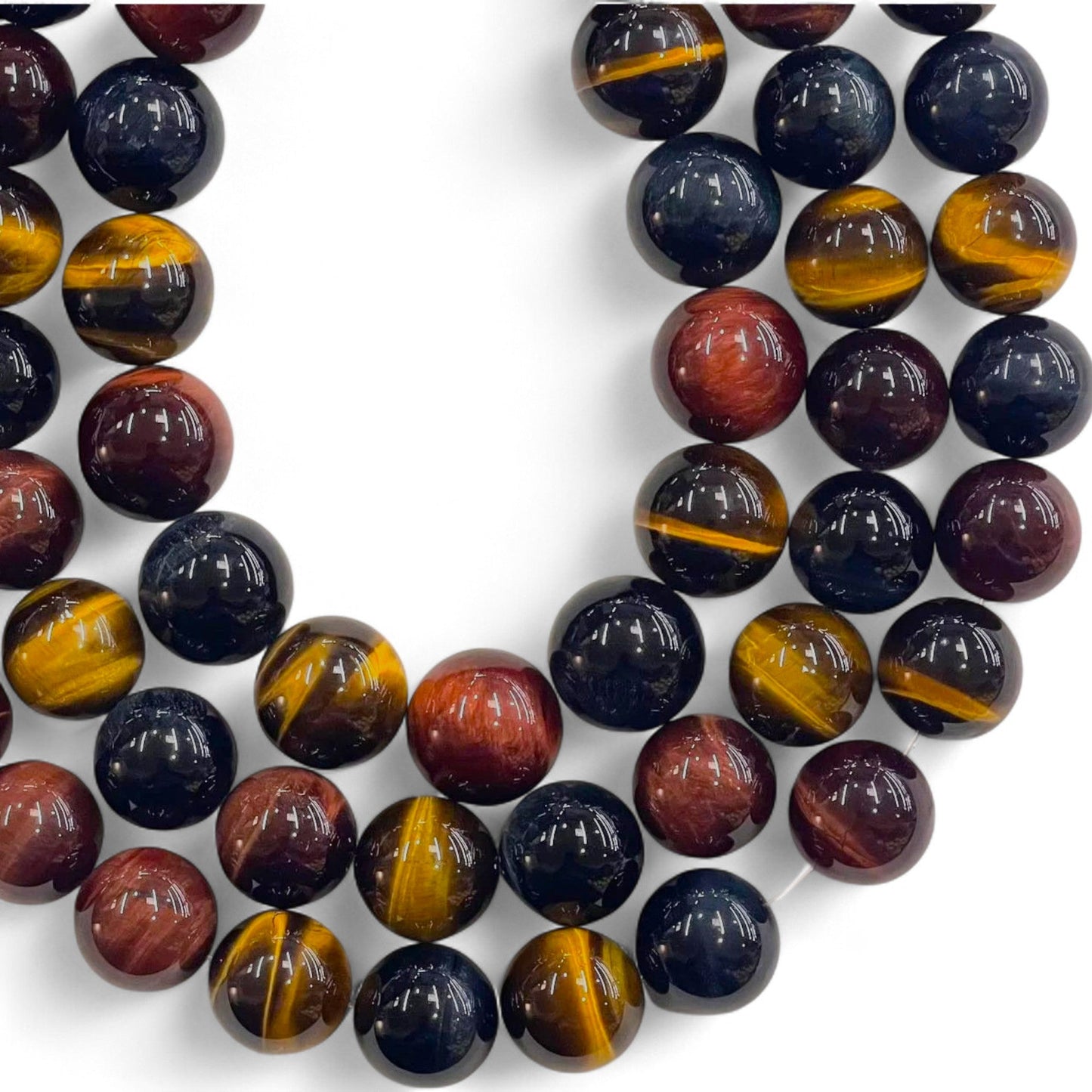 3 Color Tiger Eye AAA Grade Round 20mm 22mm