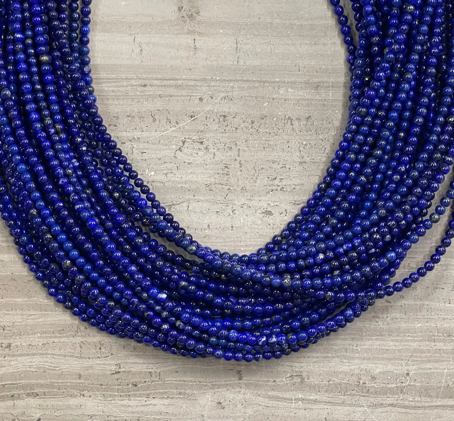 Lapis AA Grade Round 3mm 12mm