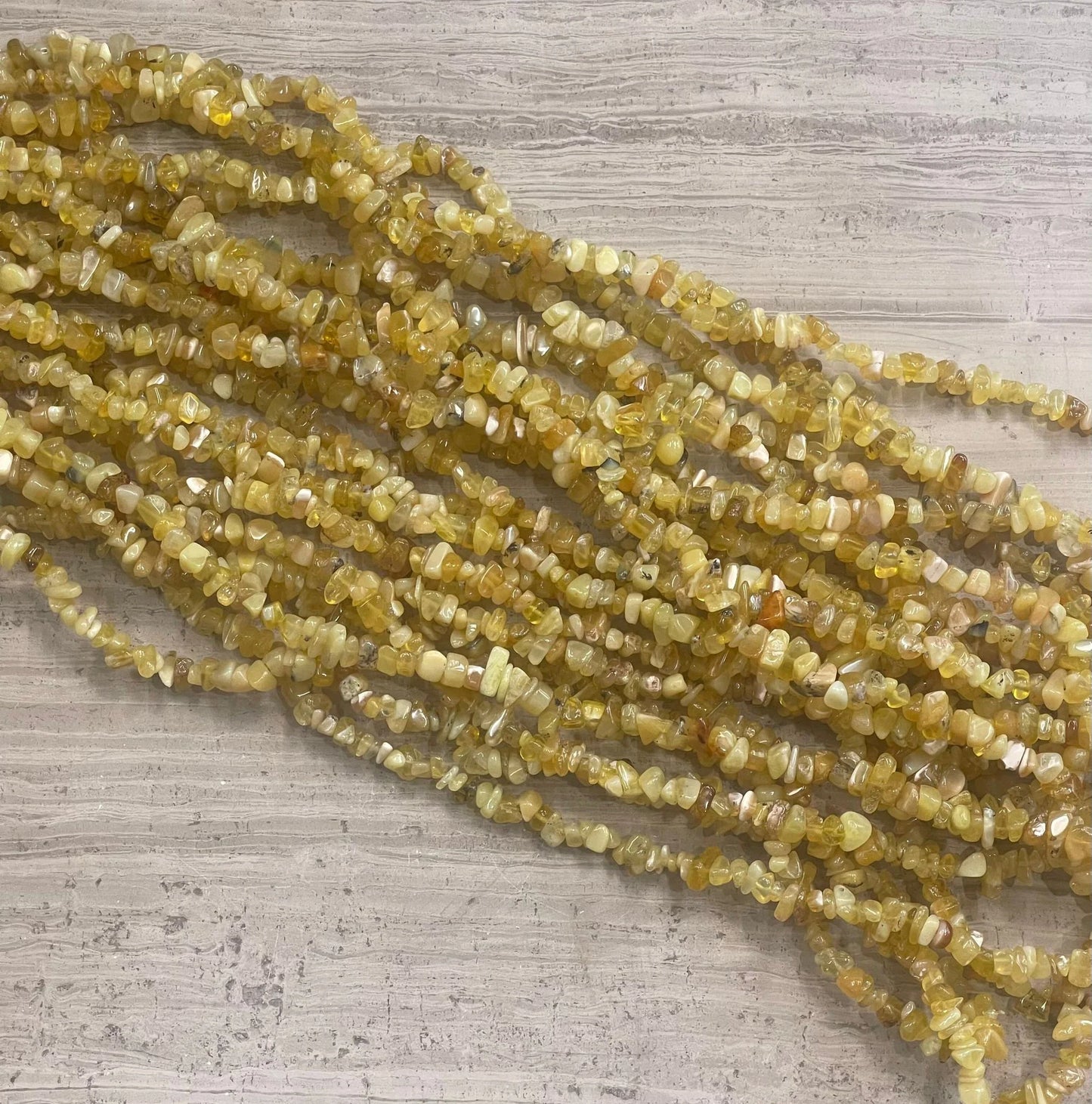 Yellow Opal Shapes