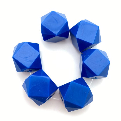 12 sided 20mm Royal Blue - FY-0230-D