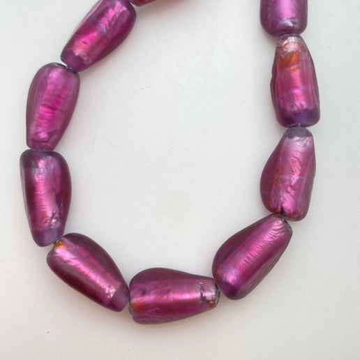 Drop 3 sided 20mm Pink Tourmaline - YAYIN