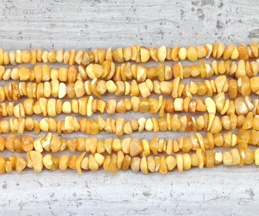 Milky Yellow Amber 3-5mm Chips