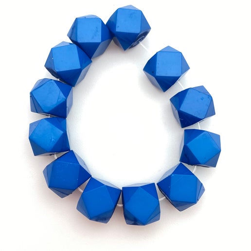 12 Sided 10mm Royal Blue - FY-0178-D