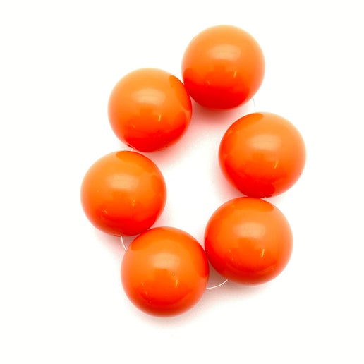 Round 22mm Tangerine