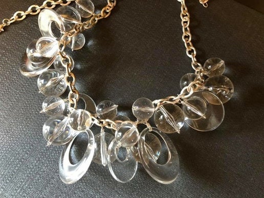 Round 25mm Clear Crystal