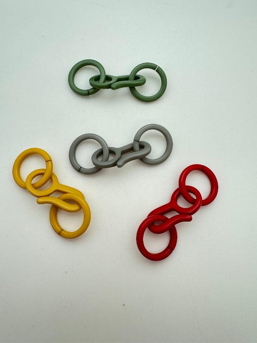 Hook Clasp w/rings 32mm/21mm Army