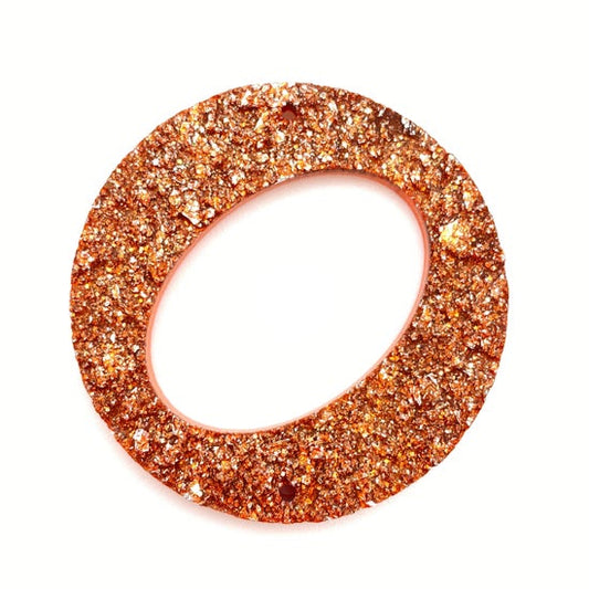Laser Cut Piece 44mm Rust
