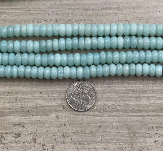 Amazonite Rondelle A Grade 10mm