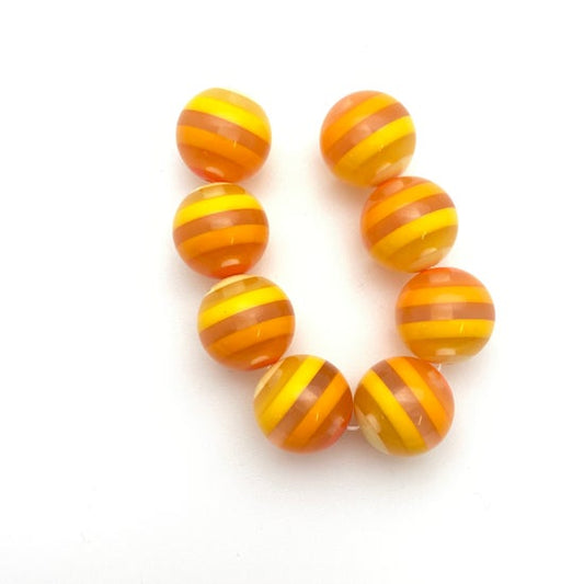 Layered Round 16mm Multi yellow - IT-RD-0002-E