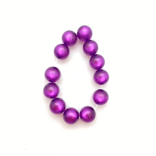 Moon glow round 10mm Violet