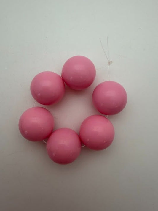Round 22mm Pink