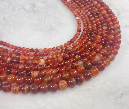 Red Sardonyx aka Banded Agate (Heated)Red Sardonyx aka Banded Agate (Heated)