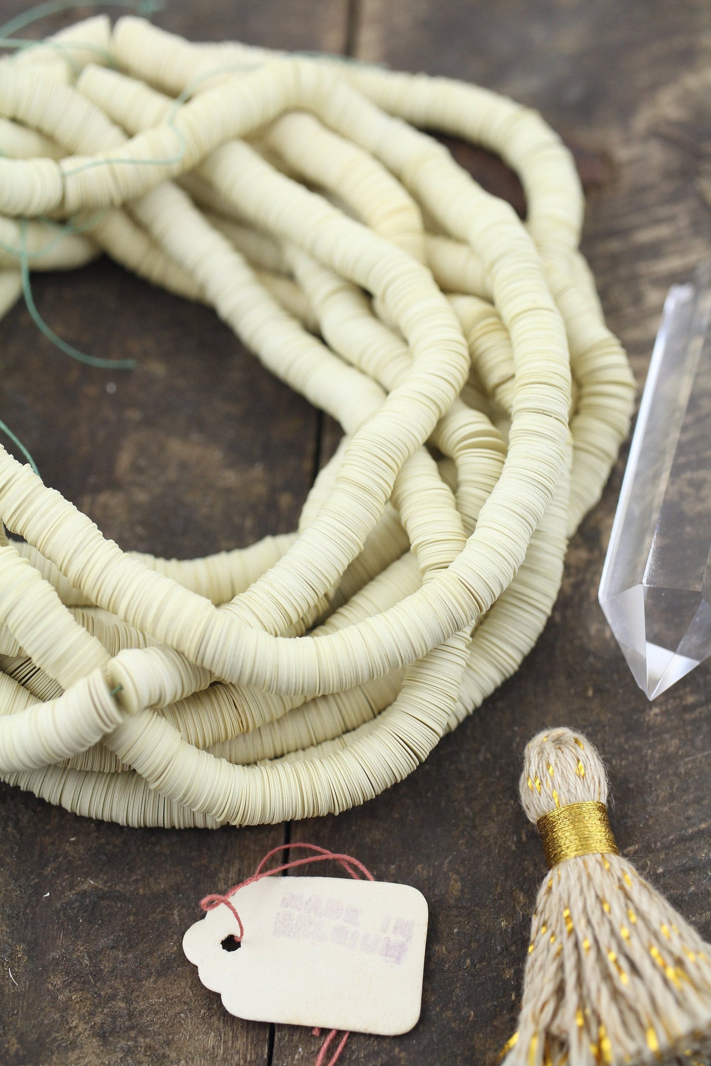 6mm Vintage Flat Sequins: Banana Cream Yellow, Vintage DIY Sewing Craft Adornment