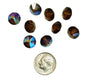 Vintage Swarovski Crystal Beads - Article 5307 - 10mm - Smoked Topaz AB