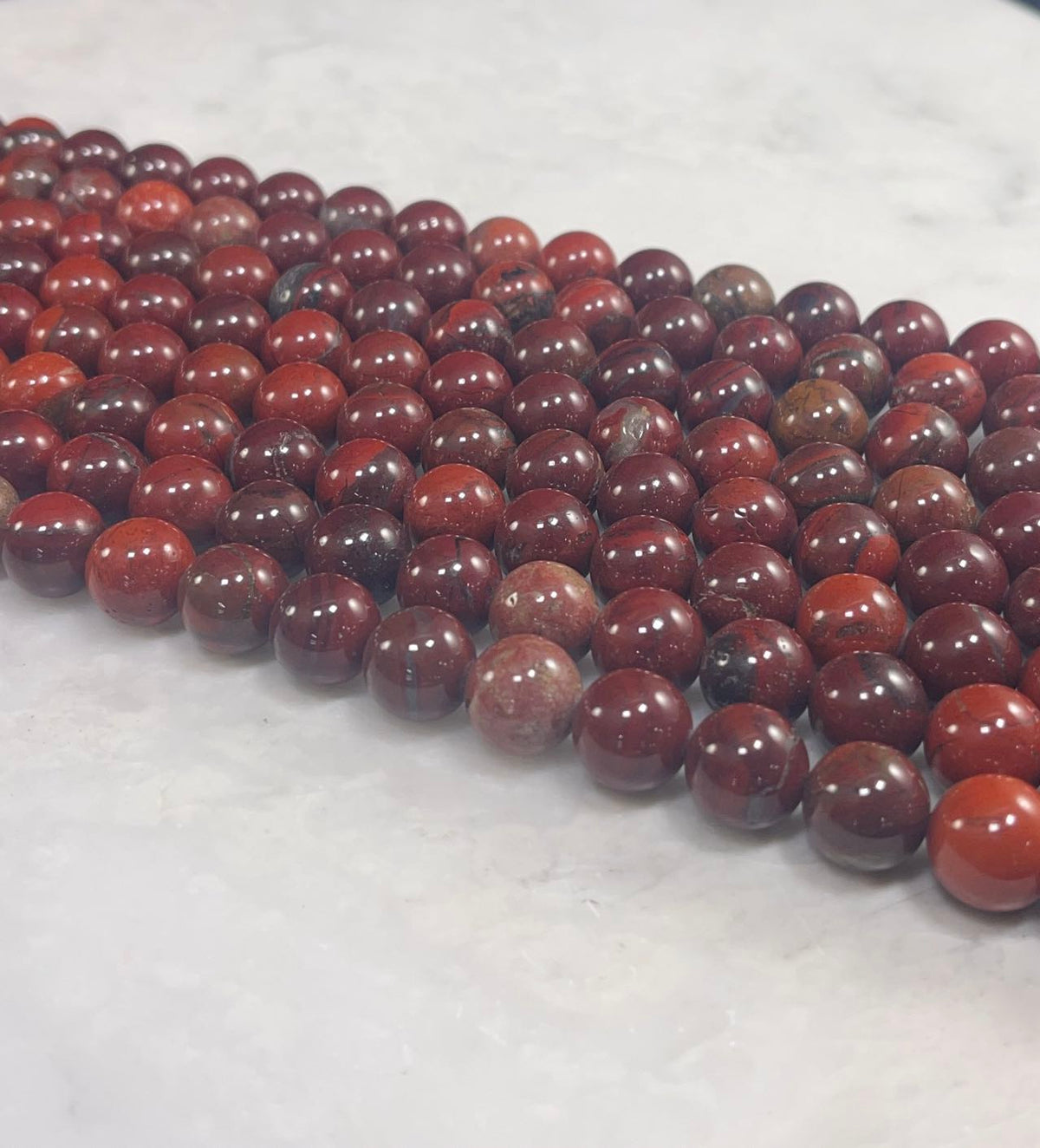 Apple Jasper aka Red Jasper Round