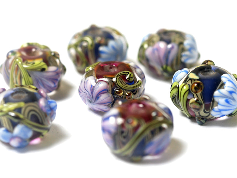 10108301 - Seven Grace's Garden Rondelle Beads