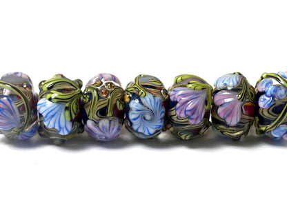 10108301 - Seven Grace's Garden Rondelle Beads