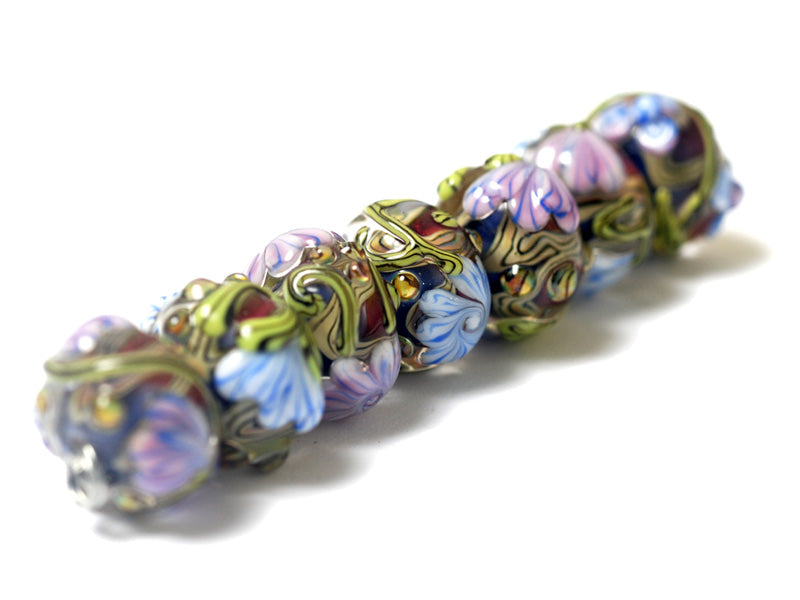 10108301 - Seven Grace's Garden Rondelle Beads