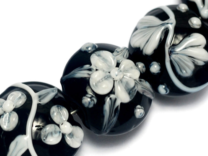 10204202 - Seven Midnight Garden Lentil Beads