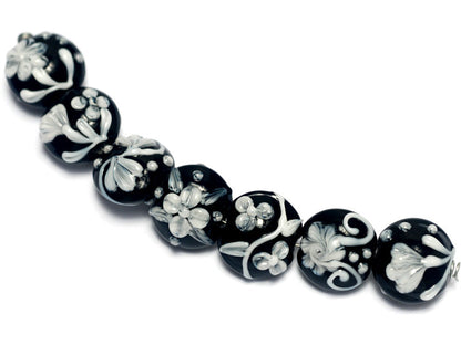 10204202 - Seven Midnight Garden Lentil Beads