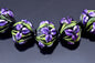 10205707 - Five Purple Iris Crystal Beads