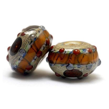 10305001 - Seven Pepper Spice Rondelle Beads