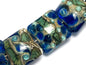 10406504 - Seven Deep Blue Ocean Pillow Beads