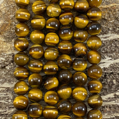 Yellow Tiger Eye Round