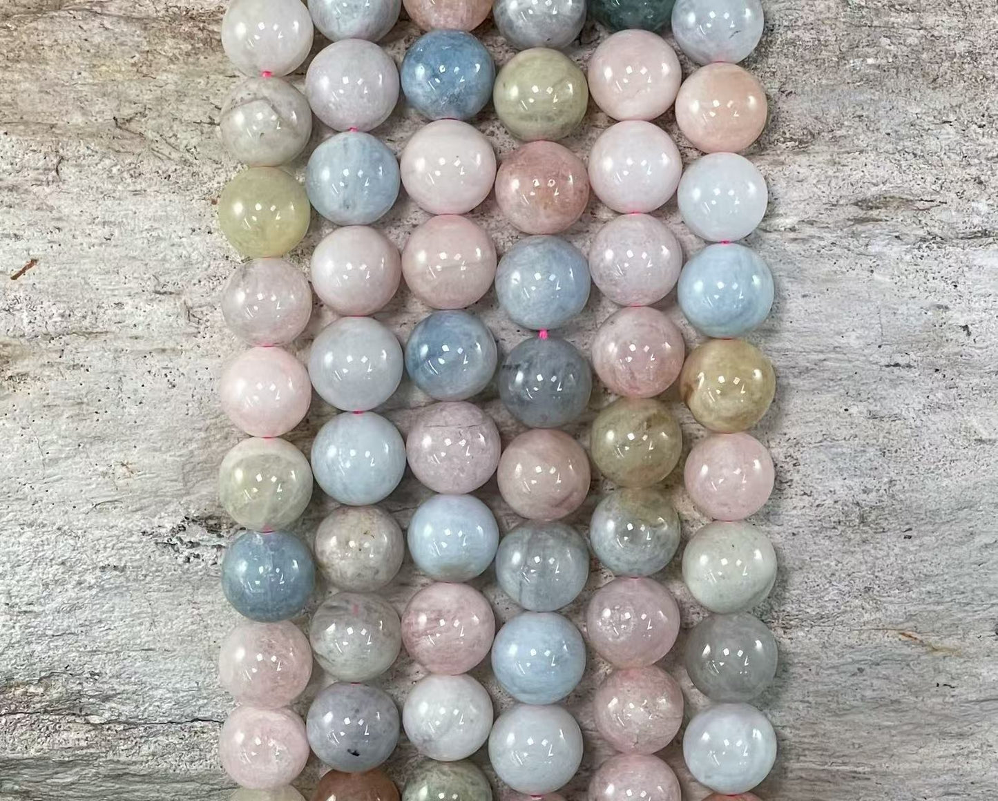 Mix Beryl (Aquamarine & Morganite) Round