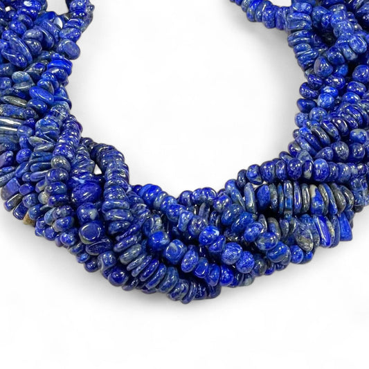 Natural Lapis Lazuli A Grade Tumble Chips 6-11mm